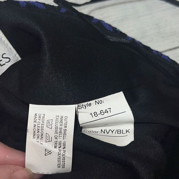 Madison James Black Navy Lace Mermaid Prom Dress Halter neck Tulle Skirt sz 8 - Picture 10 of 12